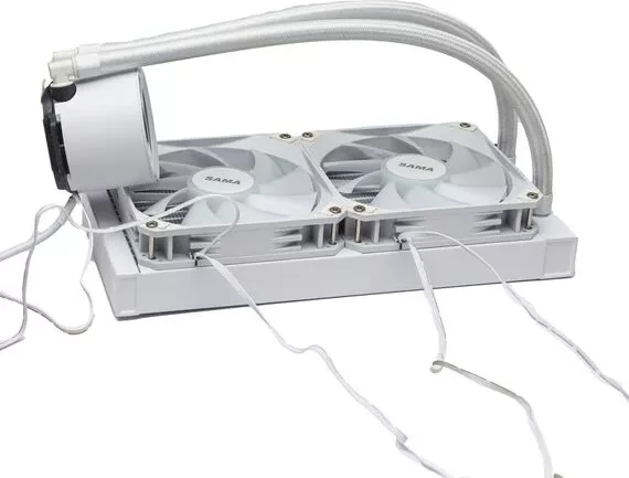 Ftohës Sama Liquid Cooler T240MM, i bardhë 