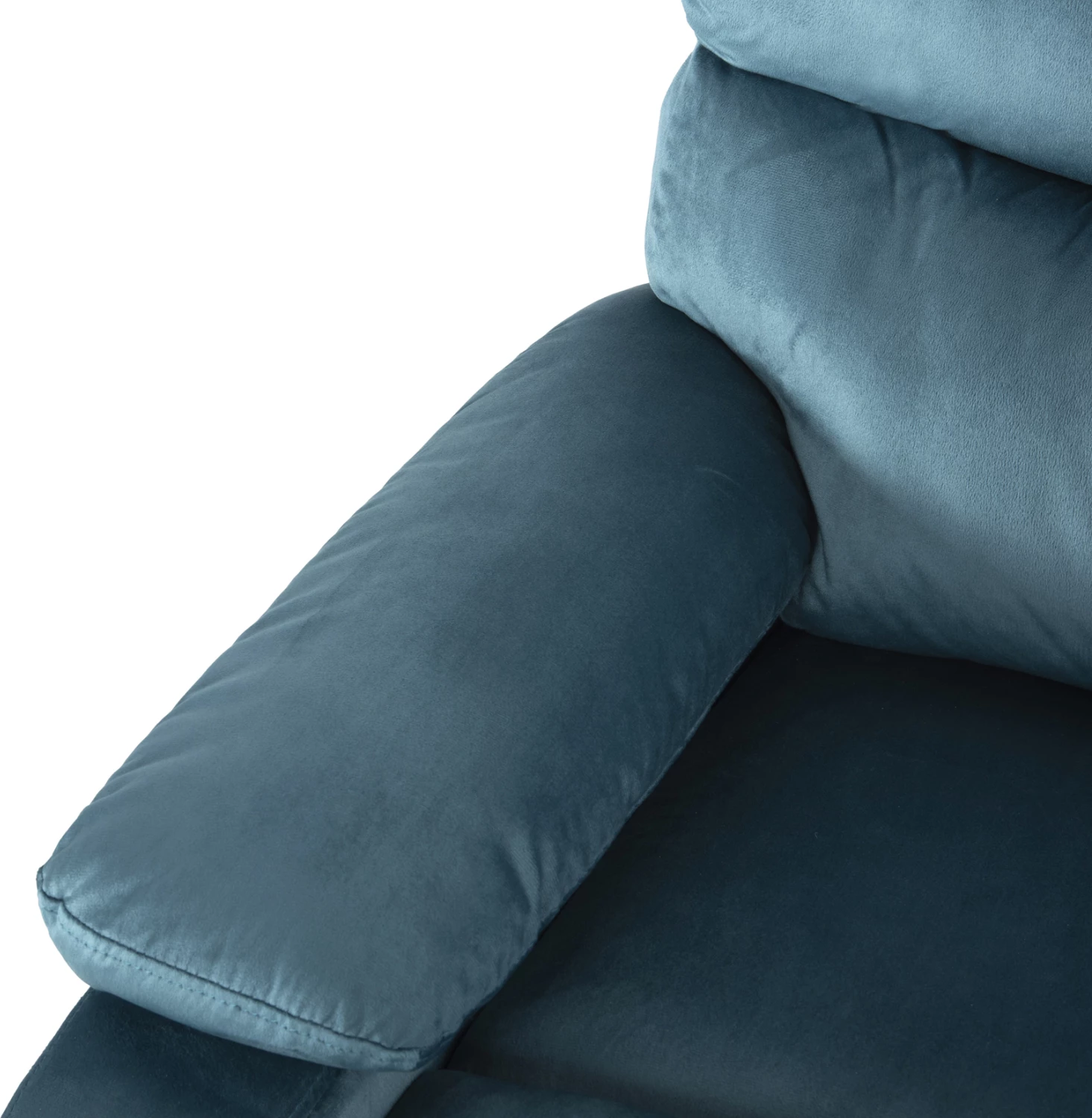 Karrige relaksuese YASUMU FH9783.06, kadife ngjyrë blu petrol, 80x93x100H cm