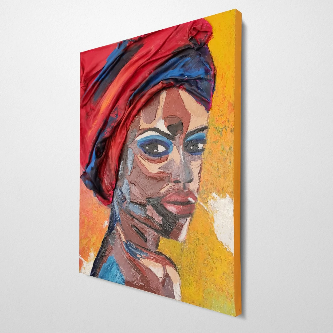 Pikturë dekorative me vaj, shumëngjyrëshe, Wallity, OPL1837326325 - 100x140 cm