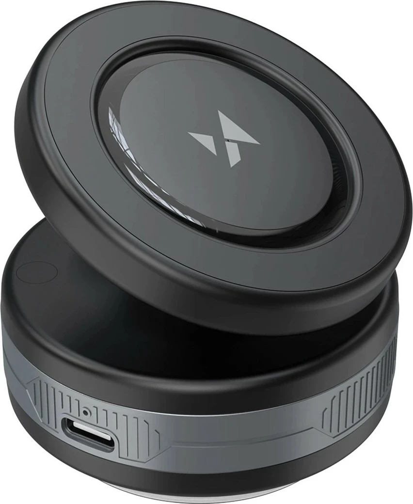 Mbajtës telefoni për veturë Wozinsky WUSQ-01, karikim wireless Qi/MagSafe, 15W, i zi