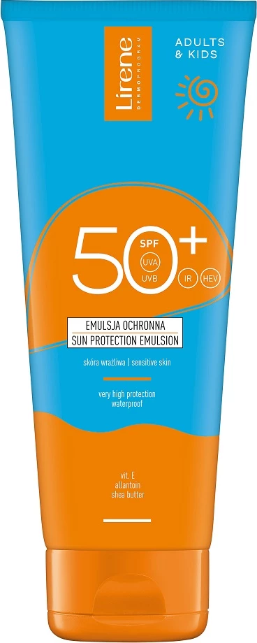 Emulsion mbrojtëse nga dielli për femra Lirene SPF50+, 200ml