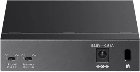 Switch TP-LINK TL-SG1005LP 5-port Gigabit me 4-port PoE+, ngjyrë e zezë