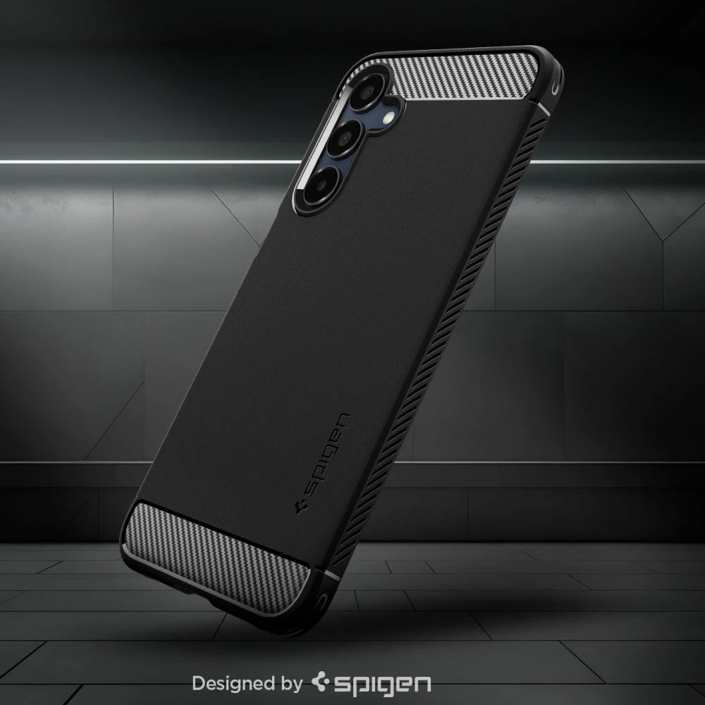 Mbështjellës Spigen Rugged Armor për Samsung Galaxy A16, i zi