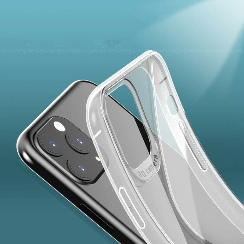 Mbështjellës Hurtel S-Case fleksibël për Huawei P40 Lite E, Transparent