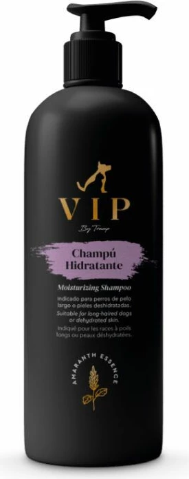 Shampo hidratues për qen Tramp VIP, me amarant, për qime të gjata, 250 ml, e zezë