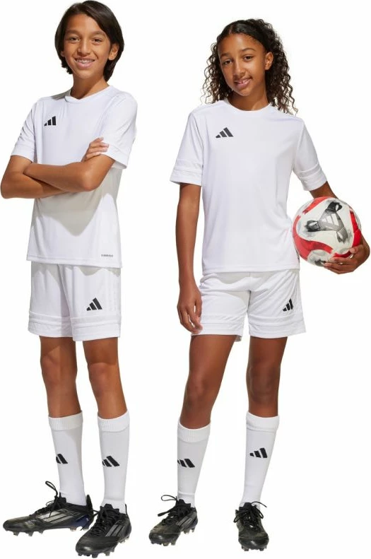 Shorce për fëmijë adidas, të bardha [Madhësia: 176 cm]