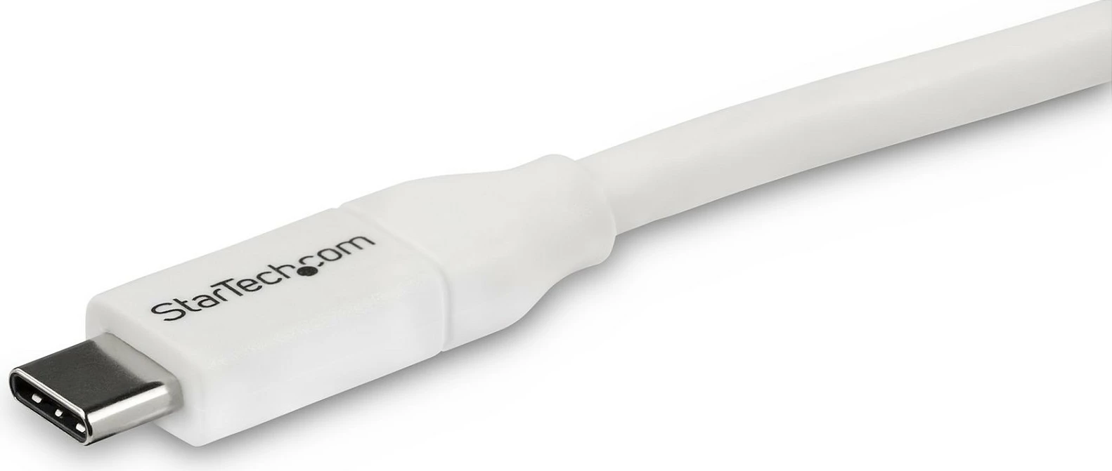 Kabllo USB-C StarTech 4m, Power Delivery 100W (5A), USB 2.0, e bardhë