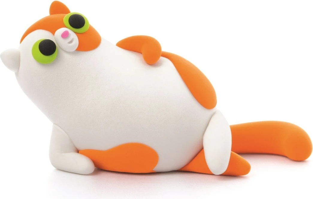 Set modelimi me masë plastike Hey Clay, Tm Toys, Persian Cat, 5 ngjyra