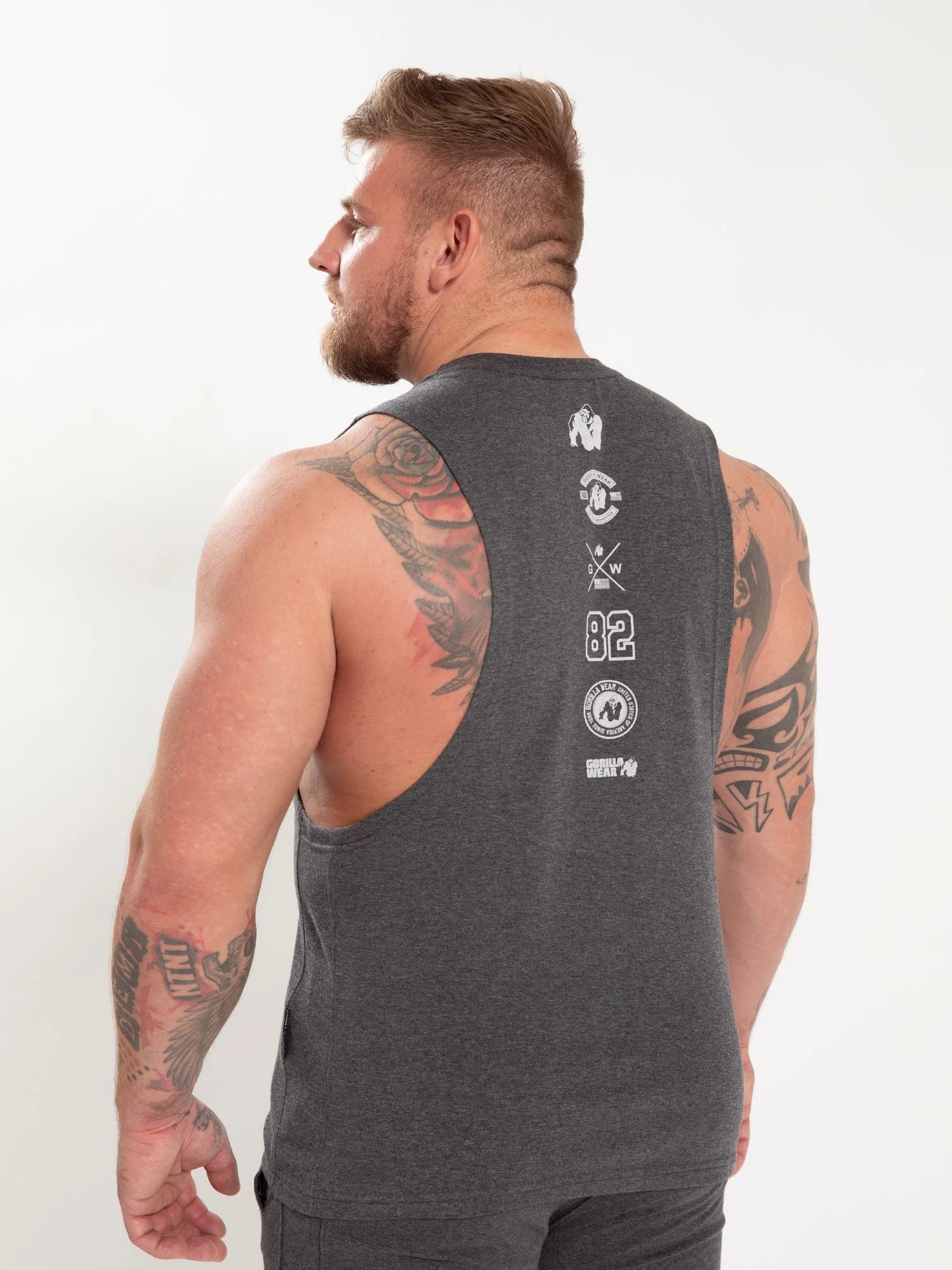 Maice për meshkuj Gorilla, Melange gri e errët