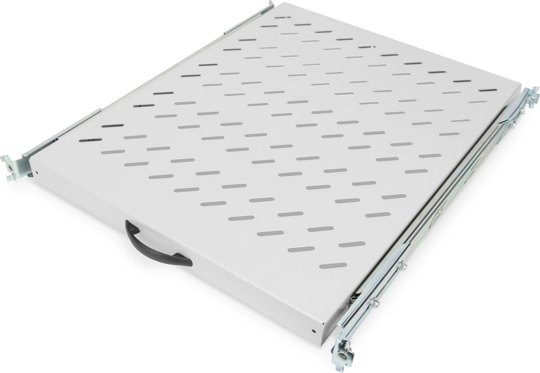 Raft rrëshqitës Digitus 1U 30x48.3x57cm, deri 25kg, gri