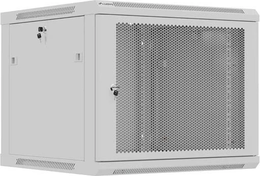 Kasë rack LANBERG 19" 9U 600x600mm, varëse, derë me vrima, gri