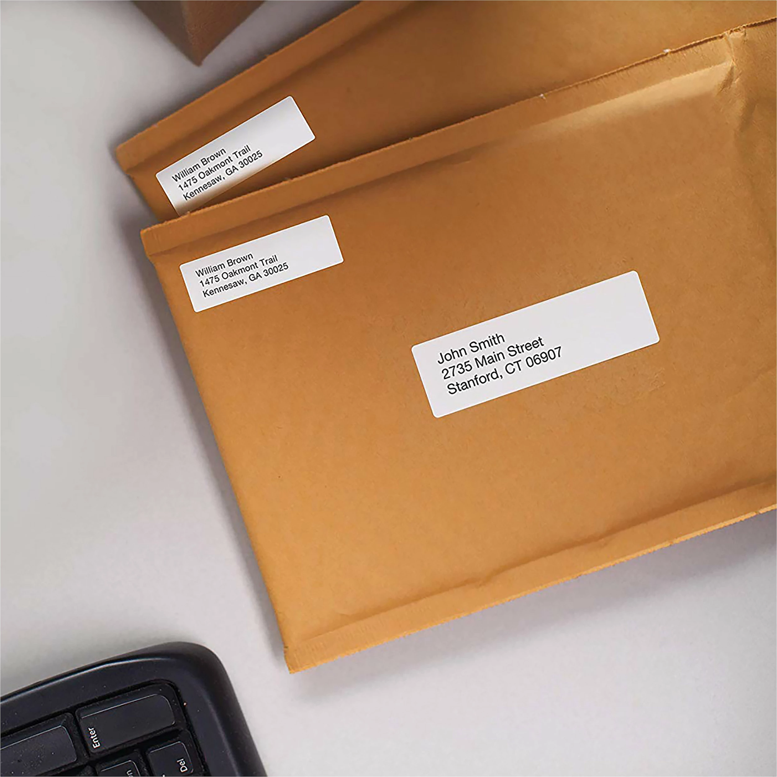 Etiketa Dymo LabelWriter, 54 x 25 mm, 6 x 500, ngjitje permanente, të bardha