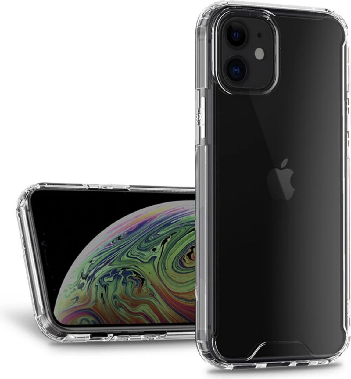 Mbështjellës Hurtel Clear Corner Case MagSafe për iPhone 16e, Transparent