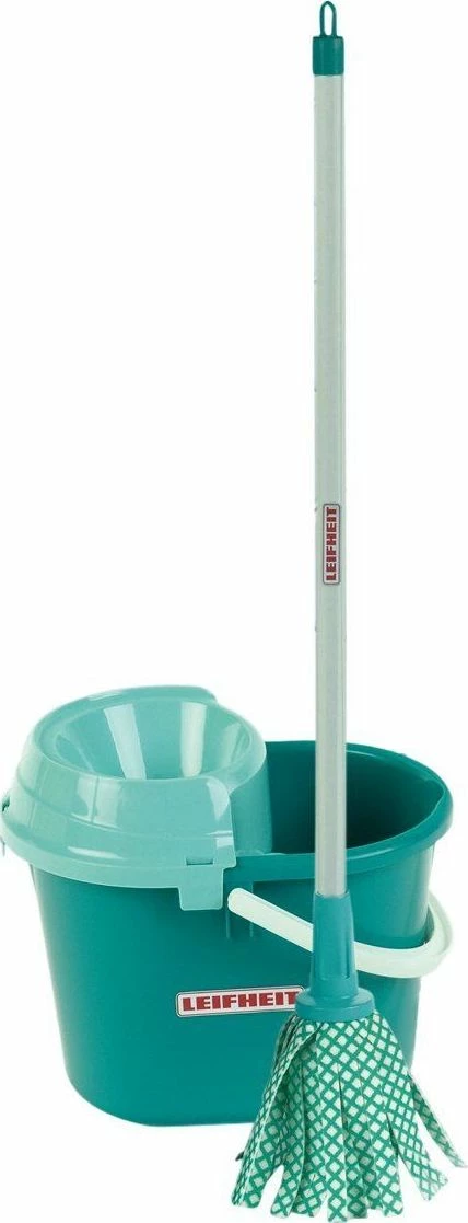 Set lodër kovë me mop Klein 6558 Leifheit Universal, për fëmijë 3+, jeshile/turkiz