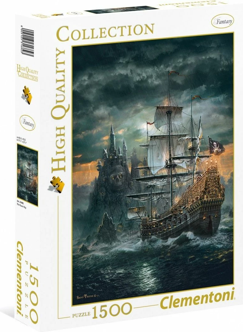 Puzzle Clementoni High Quality Collection Pirate Ship 1500 copë (12+)