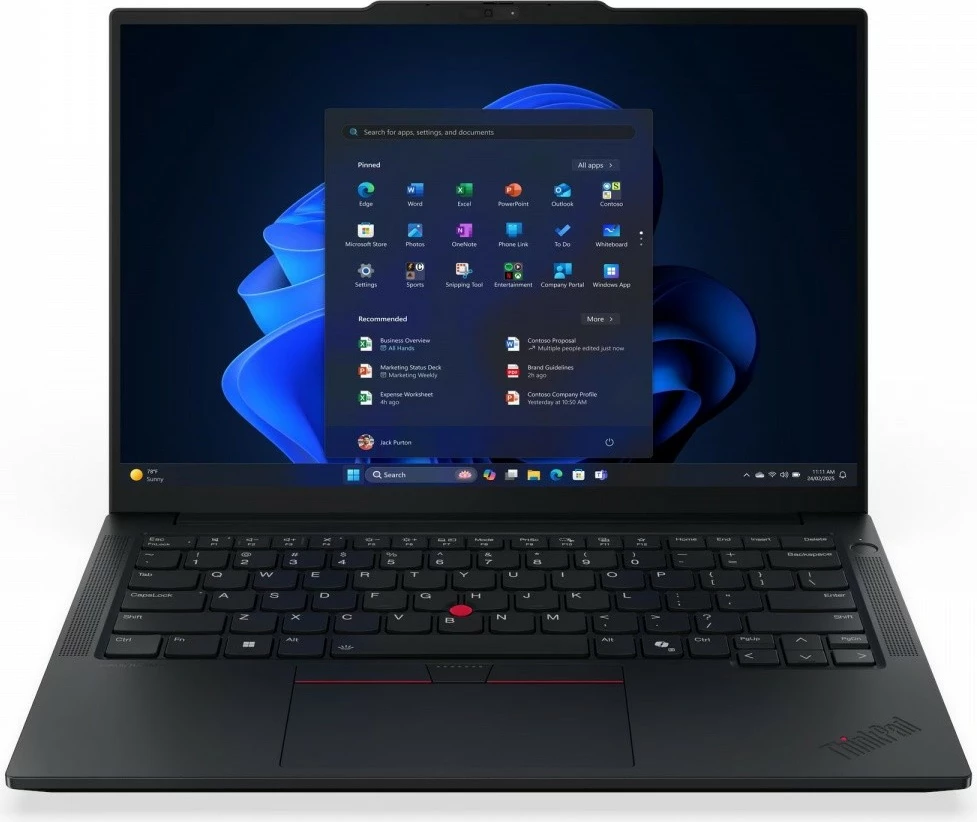 Laptop Lenovo ThinkPad E14 Gen 7 21U2007SPB, Intel Core Ultra 5 226V, 14.0" WUXGA, 16GB RAM, 512GB SSD, Intel Arc 130V, Windows 11 Pro, Copilot+, e zezë, paketë 1 vit Premier Support + 3 vite On-site + CO2 Offset