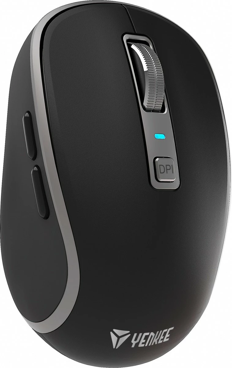 Maus wireless YENKEE NOBLE YMS 2085BK, 5 butona, 2400 DPI, i zi/gri