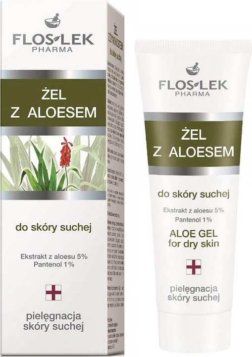 Gel për lëkurë të thatë Floslek Aloe për femra, 200ml