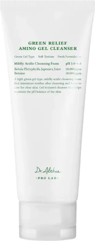Xhel pastrues fytyre për femra Dr. Althea Green Relief Amino Gel Cleanser 100ml