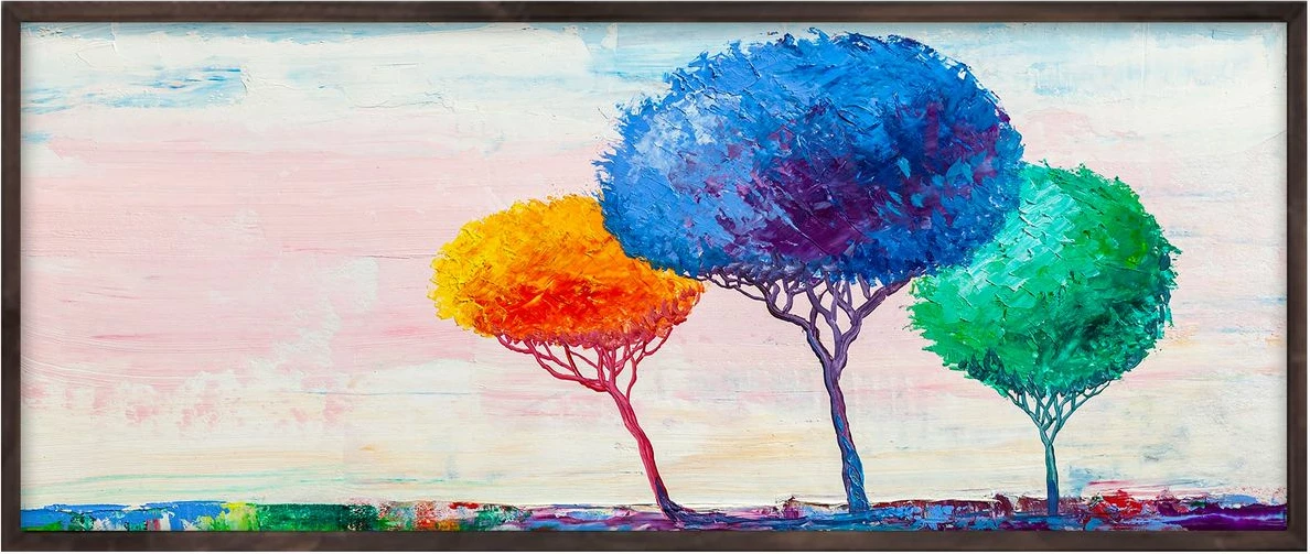 Pikturë dekorative me kornizë, MDF, Wallity, Artsmdfyty49-7033, shumëngjyrëshe, 33x70cm