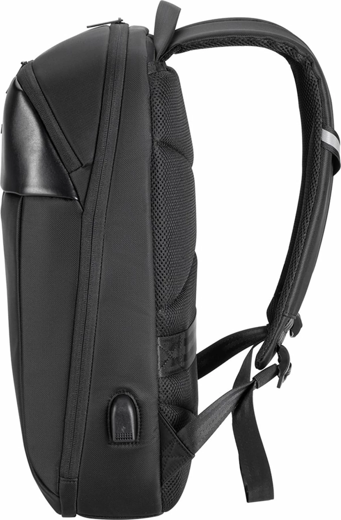 Çantë shpine për laptop Modecom Active 15 15.6" me portë USB, e zezë