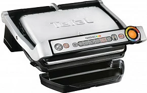 Grill tavoline Tefal OptiGrill GC712D34, elektrik, argjendtë/zi