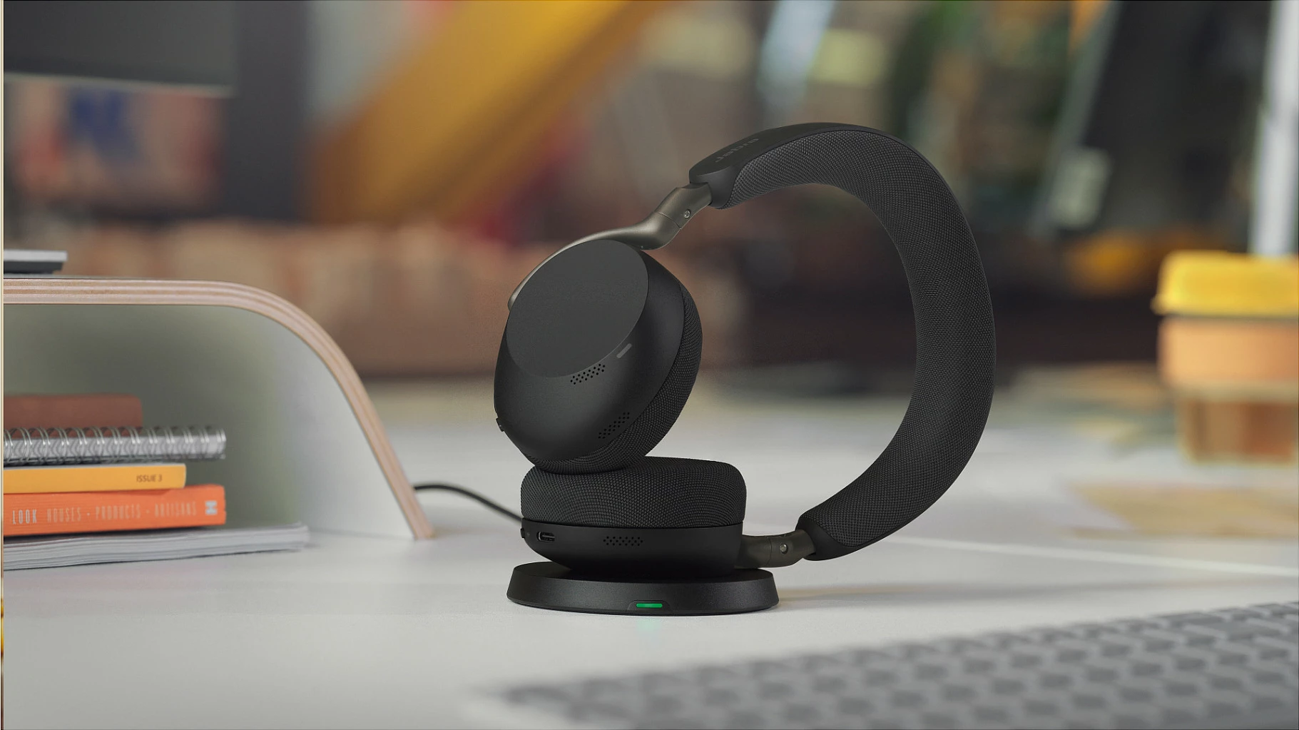 Kufje Jabra Evolve3 75 UC + Link 390c, Bluetooth 5.3, wireless, të zeza