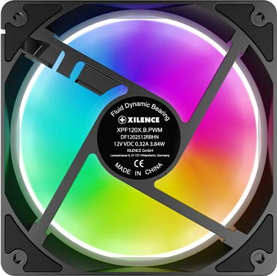 Ventilator kasë Xilence Performance X XF083, 120mm, ARGB LED, i zi
