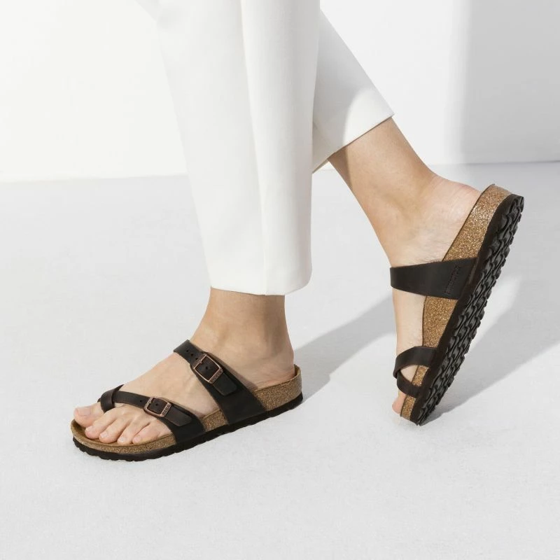 Flip-flops për femra Birkenstock, kafe