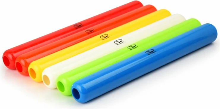 Shkopinj stafetë për atletikë Hikvision PSZ6-30MULTI, set prej 6 copë, 30 cm