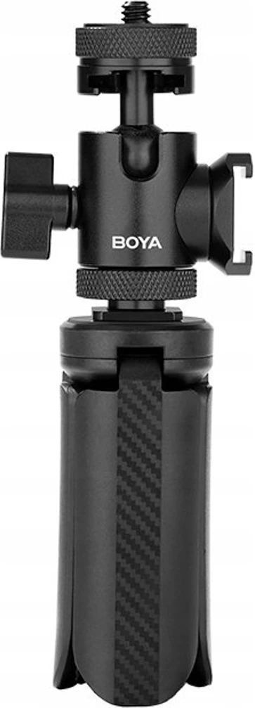 Tripod tavoline BOYA Desktop Stand 01, fileto 1/4\", i palosshëm, për mikrofon dhe kamerë, i zi