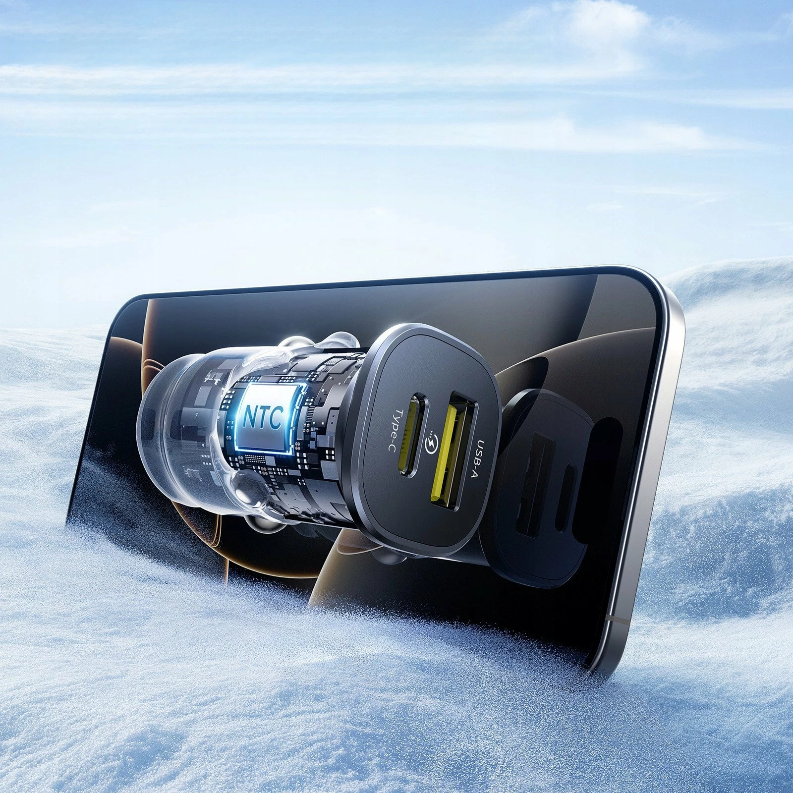 Karikues veture Baseus GoTrip C+U 30W 1x USB-A 1x USB-C 3.5A, i zi