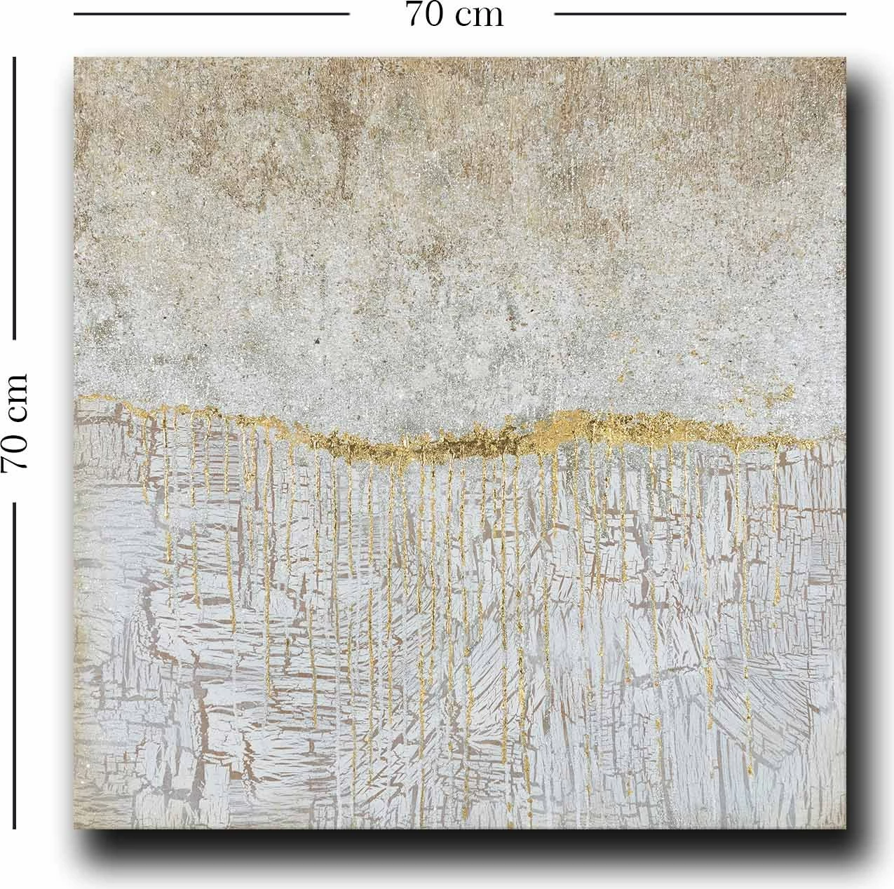 Pikturë dekorative në kanavacë, shumëngjyrëshe, Wallity 7070GSC-010, 70x70cm