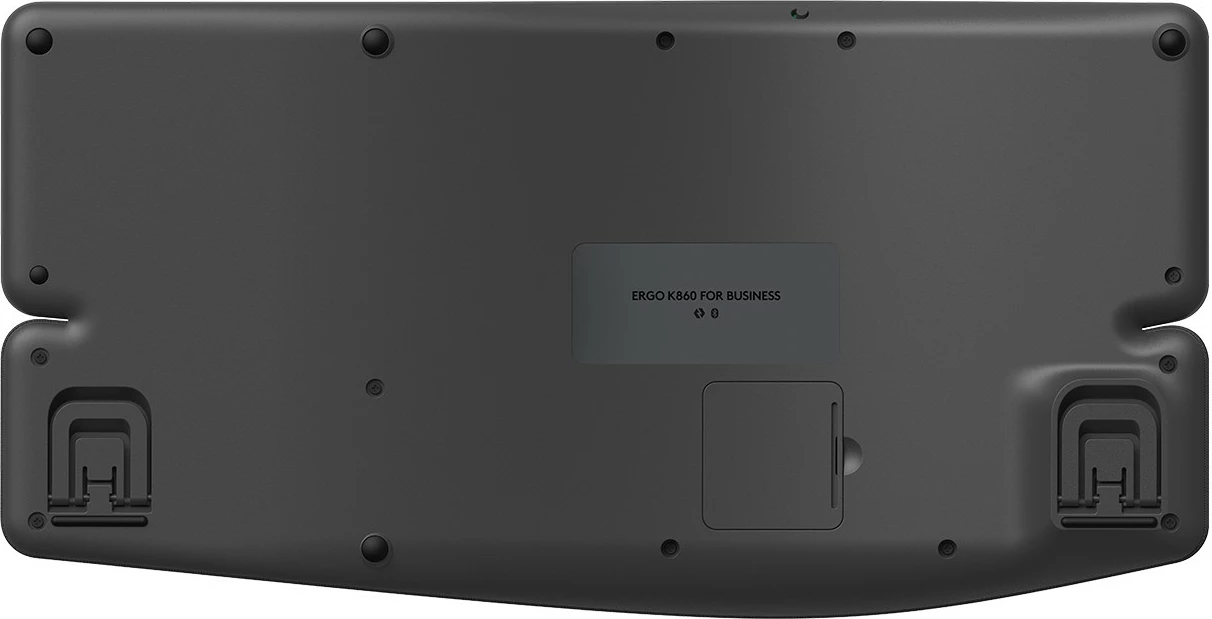 Tastierë Logitech ERGO K860 FOR BUSINESS, wireless, Bluetooth, full-size, grafit