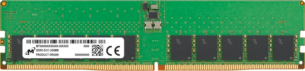 RAM Memorje Crucial 32GB UDIMM 4800 CL40 ECC dual ranked x8