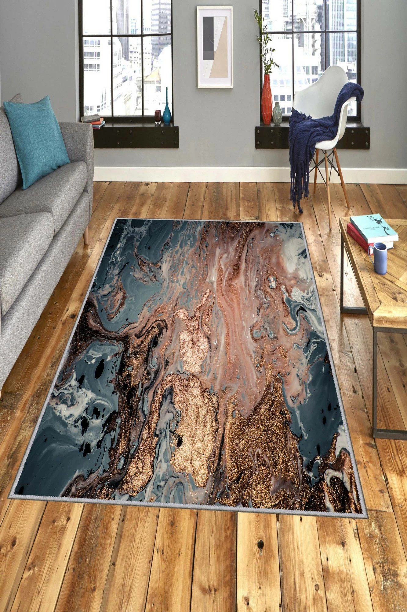 Qilim korridori, shumëngjyrësh, 80x200cm, Conceptum Hypnose, Exfab279