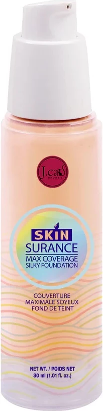Fondatinë për femra J.Cat Beauty Skinsurance Max Coverage Silky Foundation 104 Ivory, 30ml