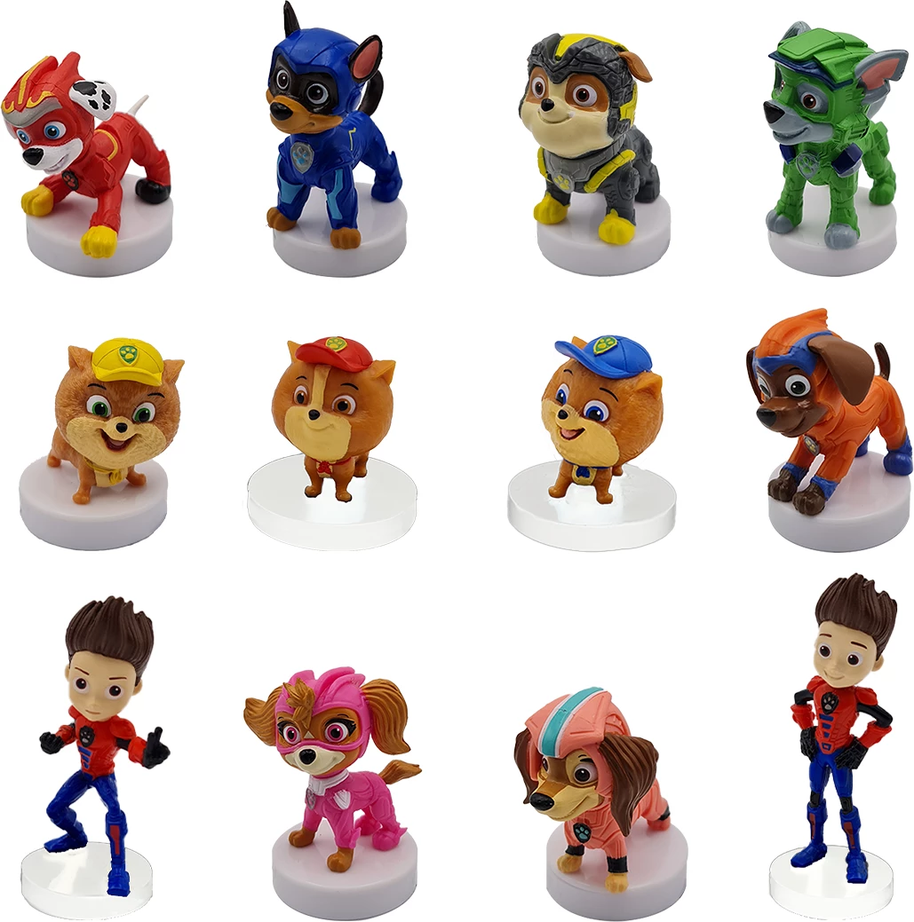 Figurinë me stampë P.M.I. Paw Patrol: The Mighty Movie S2 (1 copë, figurë e rastësishme)