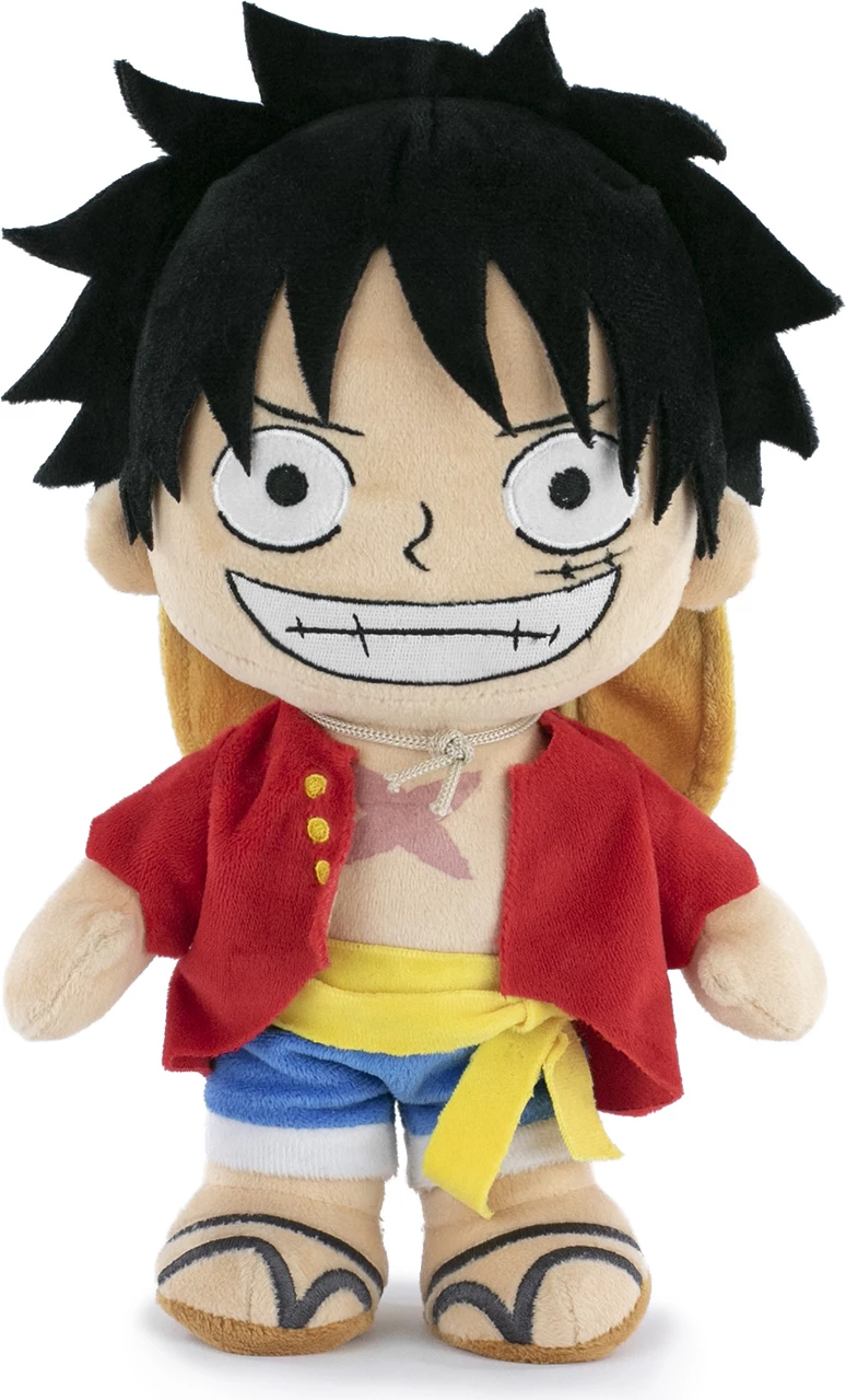 Lodër pelushi Barrado One Piece Luffy, e licencuar, e butë, shumëngjyrëshe