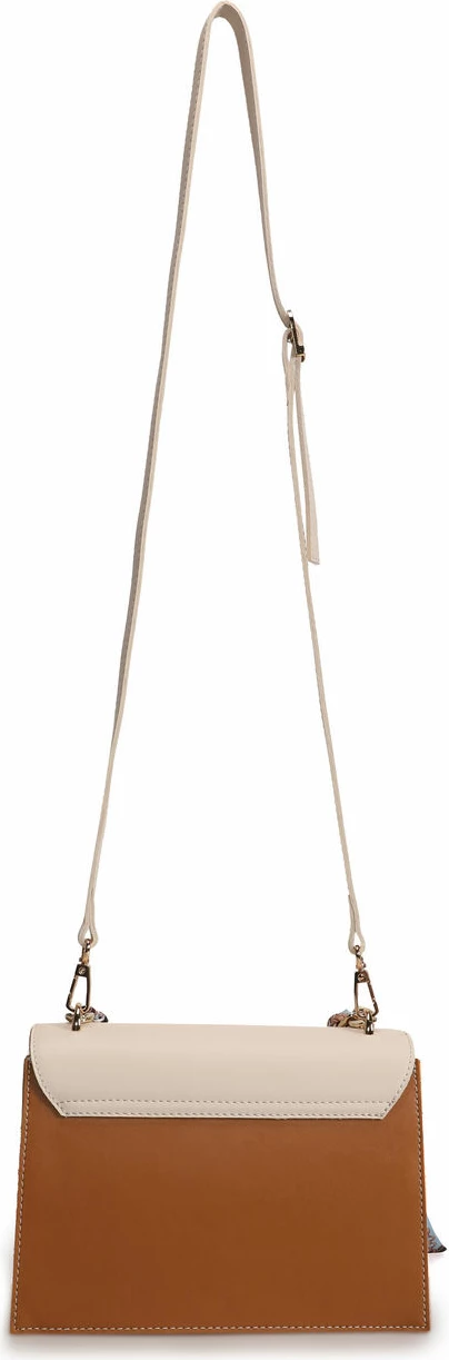 Çantë crossbody Lucky Bees, krem, kafe e hapur, 918