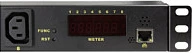 PDU 19" LogiLink, 8x C13, 1U, i monitorum, RJ-45, 20A, e zezë
