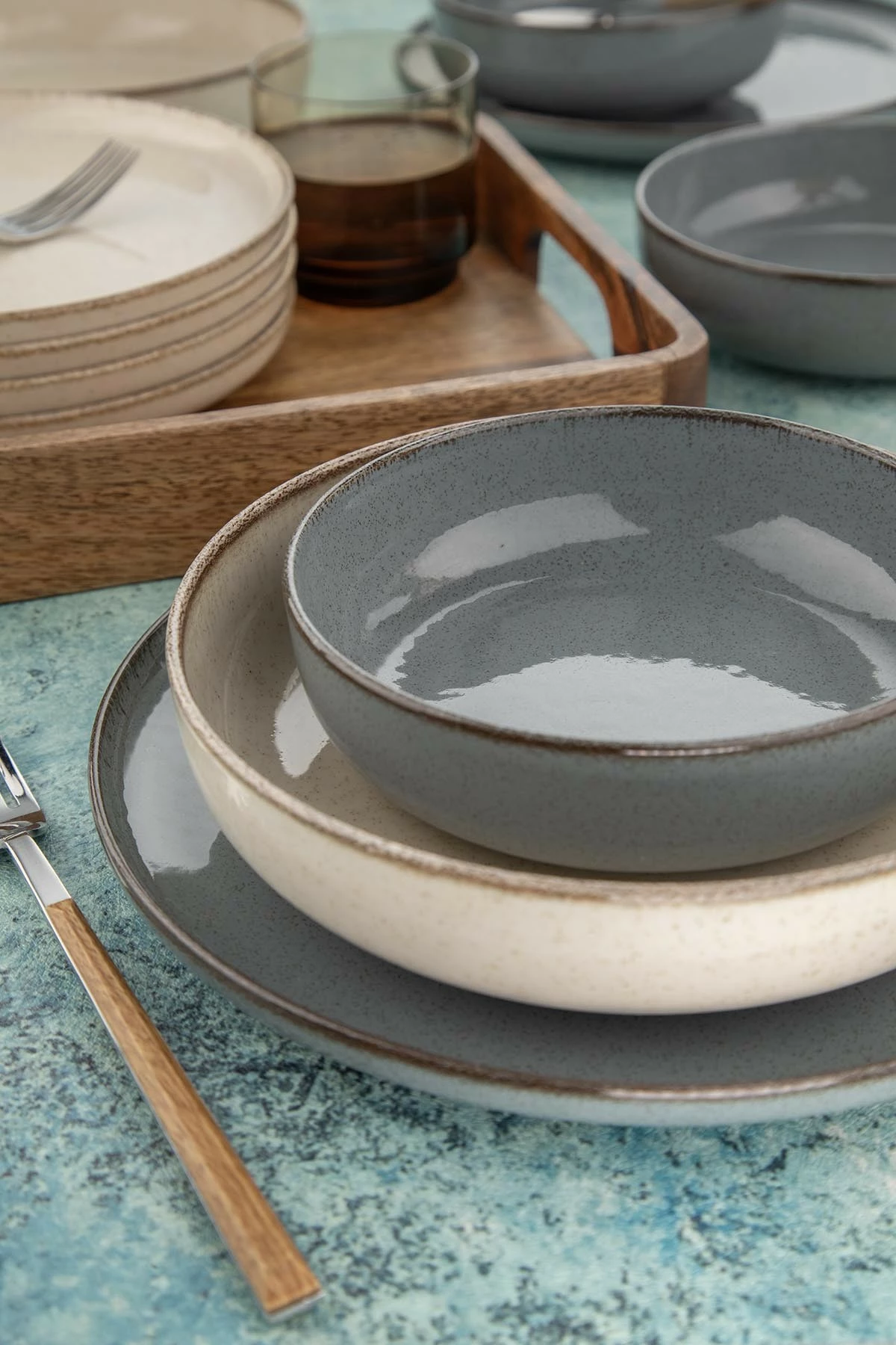 Set enësh për drekë (16 copë), Hermia, MOD16YS730K57B
