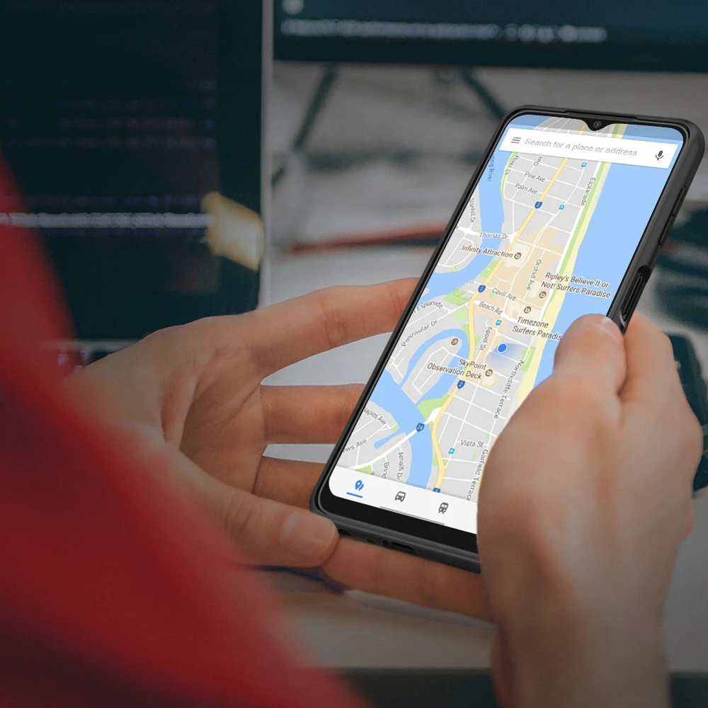 Mbështjellës Nillkin Textured Case për Samsung Galaxy A22 4G, i zi