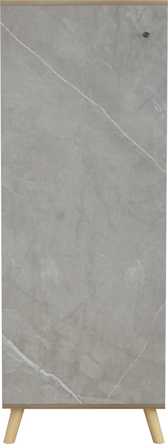 Dollap këpucësh ALVARO FH8954.11 melaminë, teksturë guri, 50x38x135 cm