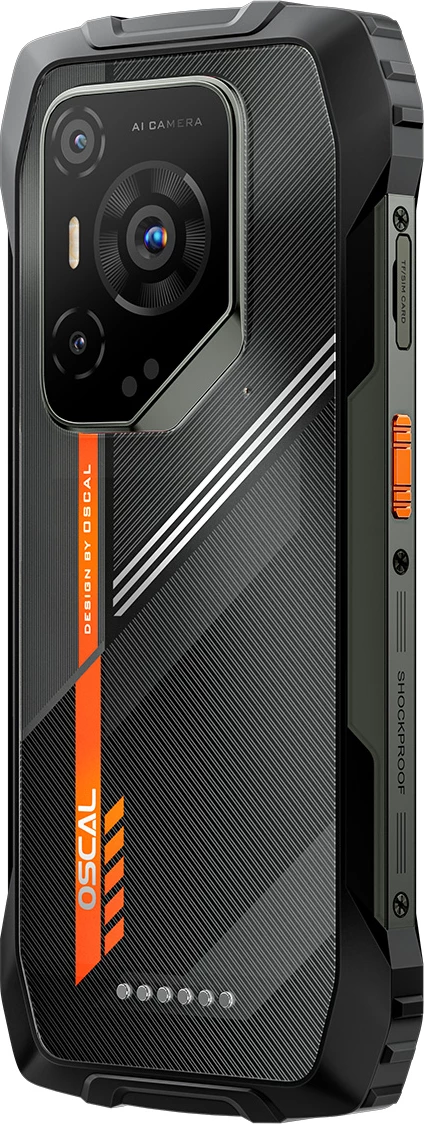 Celular Oscal Pilot 3 12GB/256GB 5G Rugged 7500mAh 6.78\" 120Hz, i zi