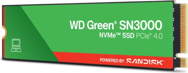 disk SSD SanDisk WD Green SN3000 2TB M.2 2280 PCIe 4.0 NVMe, jeshile