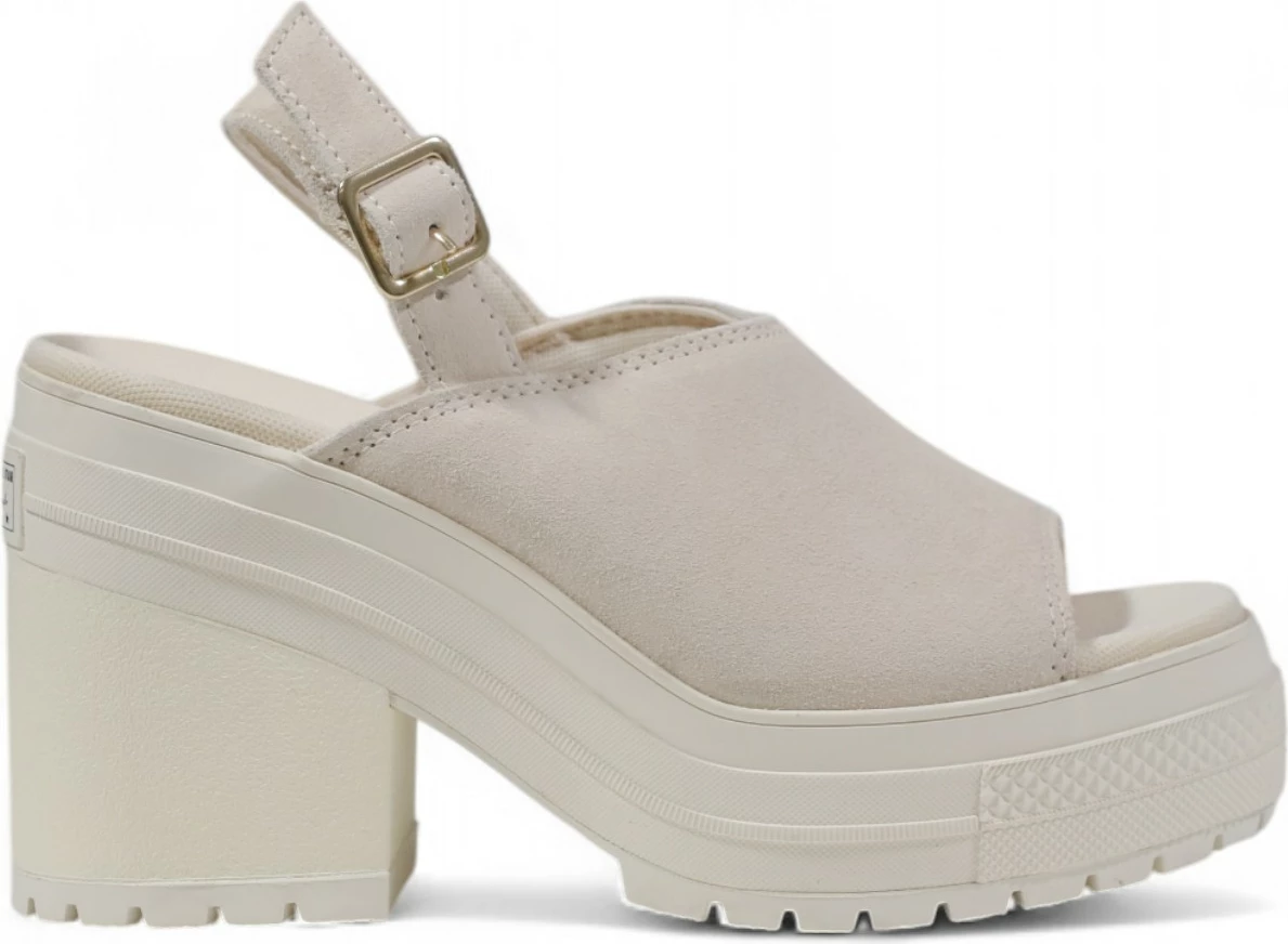 Këpucë me taka për femra Converse Chuck 70 De Luxe A15070C, fildishi