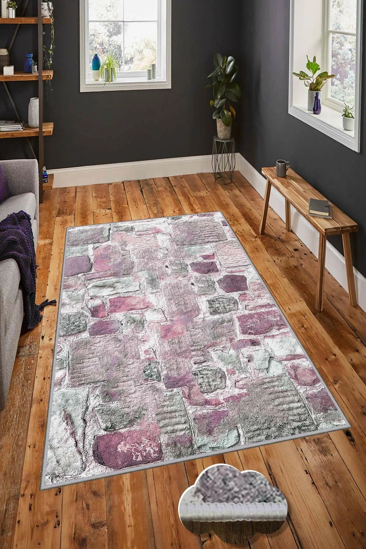Qilim për korridor, shumëngjyrësh, Conceptum Hypnose, Hmnt672, 80x150cm