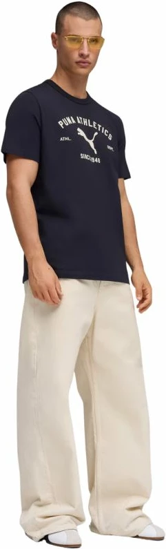 Maicë meshkuj Puma Class Graphic Tee 692226 16, e kaltër e errët