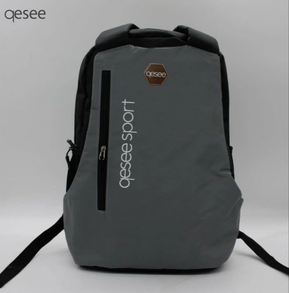 Çantë shpine Qesee Sport, e hirtë/ zezë